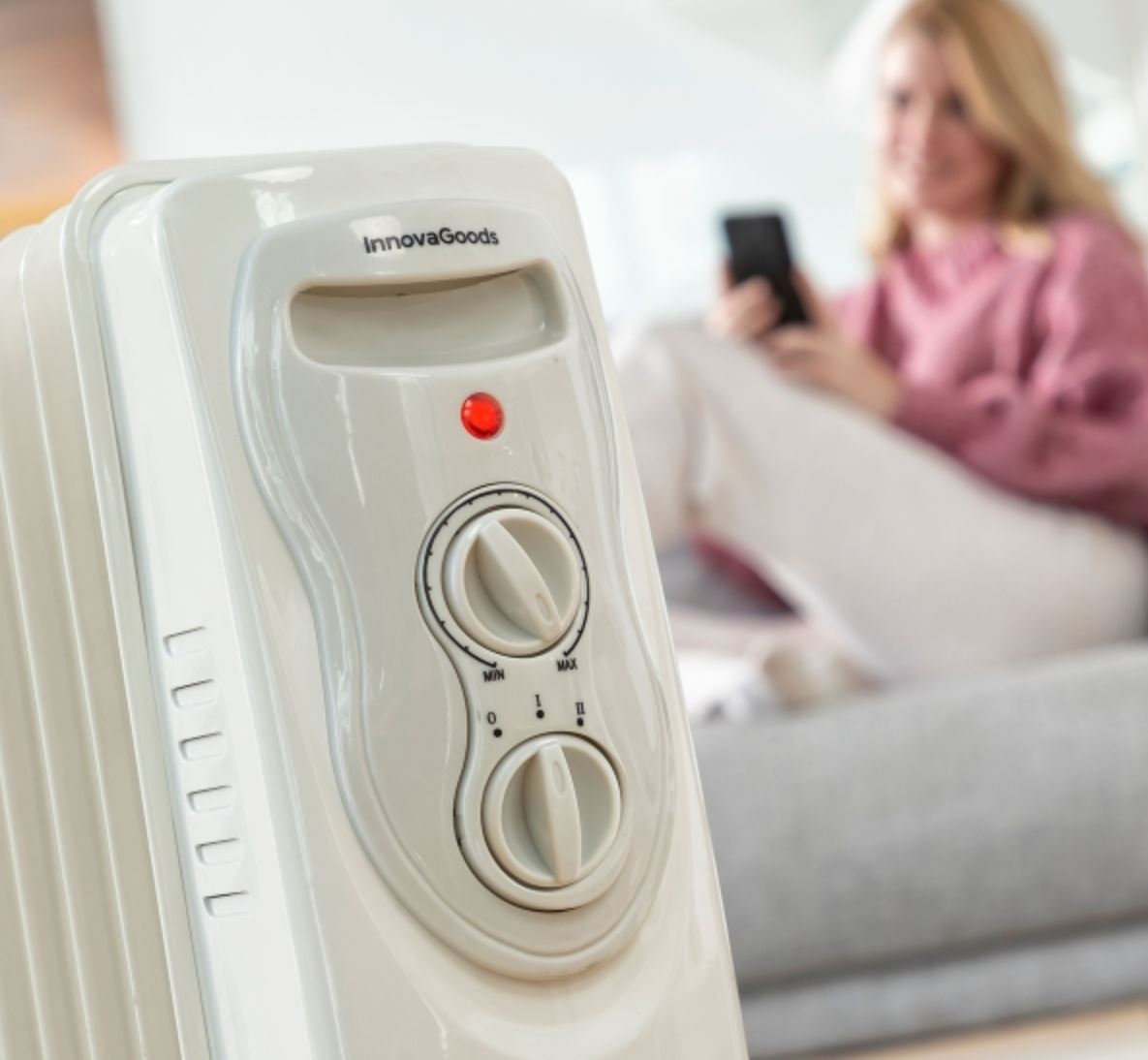 Innova Elektrische verwarming 2000W - Met thermostaat