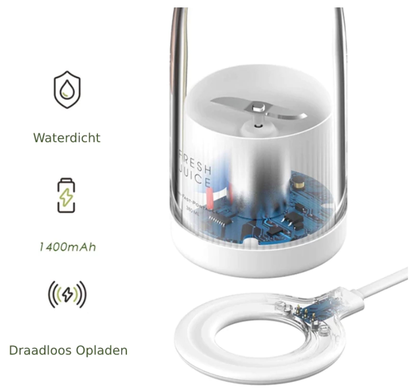 Vilo™ Draadloze Smoothie Blender - Ook voor alle soorten drankjes