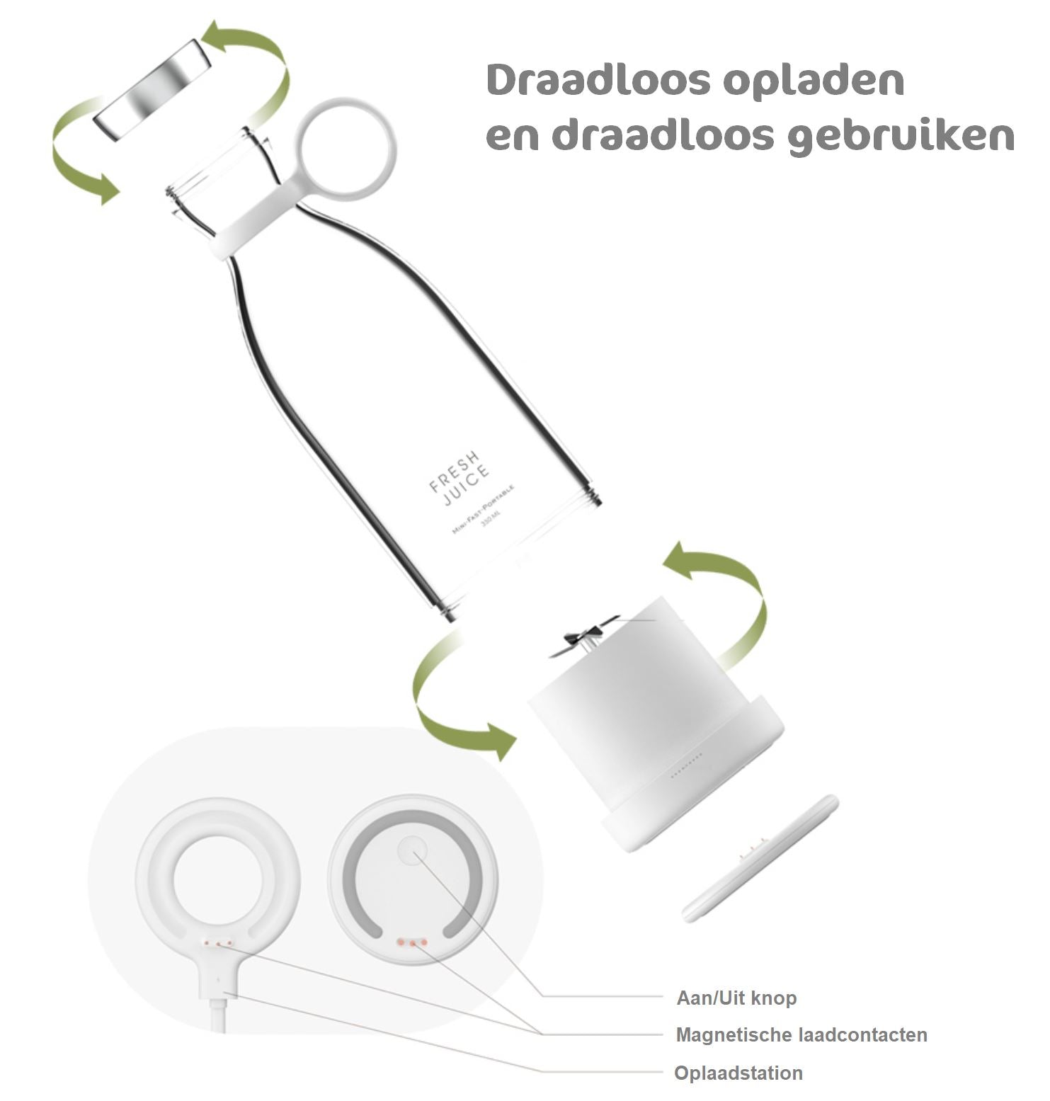 Vilo™ Draadloze Smoothie Blender - Ook voor alle soorten drankjes